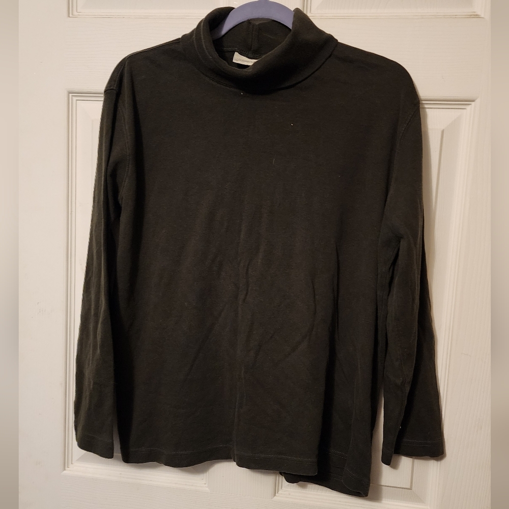 St. John's Bay Men's Dark Gray Turtleneck Sweater